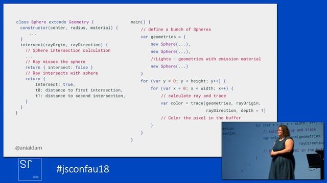 Madlaina Kalunder - Building a raytracing engine with JavaScript смотреть онлайн