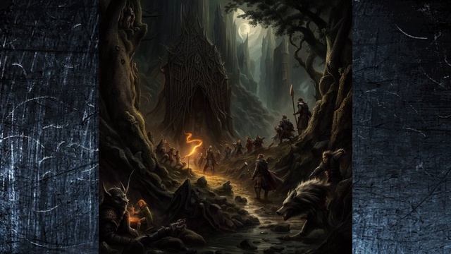 J R R Tolkien's The Lord of the Rings, Vol I Back Cover to AI Art смотреть онлайн