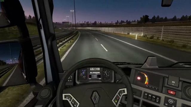 Euro Truck Simulator 2 1.35 Renault T - Le Mans (FR) to Groningen (NL) смотреть онлайн