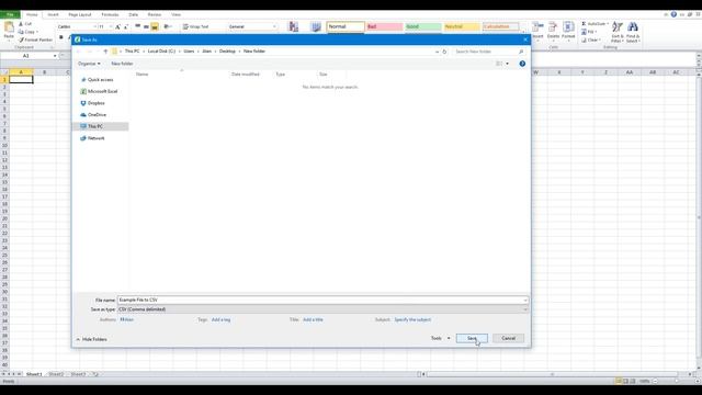 How to save Excel file as csv Windows 10 смотреть онлайн