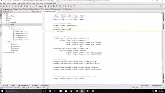 Beginners Android Studio Tutorial – 31 Moving Widgets around with Java смотреть онлайн