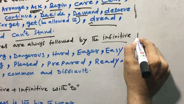INFINITIVES IN ENGLISH GRAMMAR// INFINITIVE 