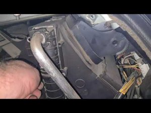 DAF 105  замена радиатора отопителя салона