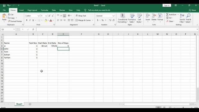 Excel Current Date Formula | Excel Date Calculation | Excel Date Autofill | Excel Date Formatting смотреть онлайн