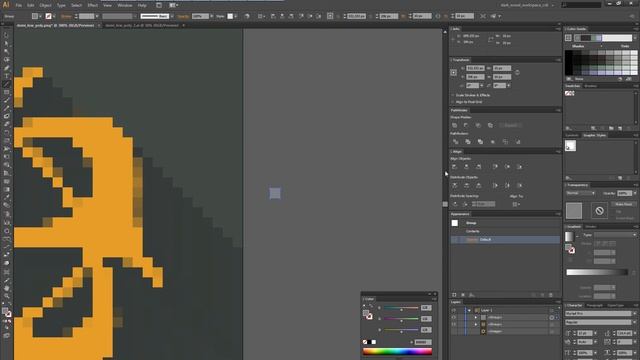Как сделать low-poly из растрового изображения в Иллюстраторе смотреть онлайн