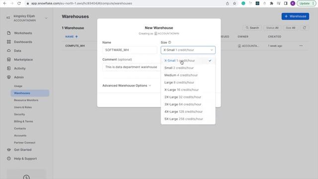 Complete Snowflake Tutorial From Beginner to Pro 2023 - Setting Up of Warehouse Using UI | #6 смотреть онлайн