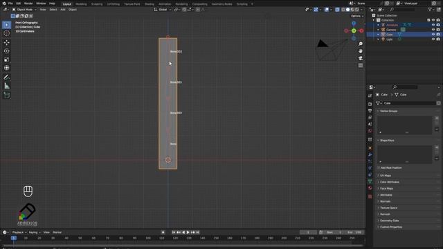 Blender Animate 3d : Basic EP-01 : Bone Basic : ใส่กระดูกเบื้องต้น смотреть онлайн
