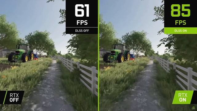 FARMING SIMULATOR 22 - NVIDIA DLSS ON RTX! (4K)