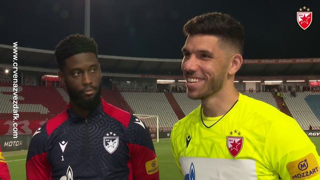 Olanjinka, Kraso i Glazer posle pobede Zvezde nad Fiorentinom (5:0) смотреть онлайн