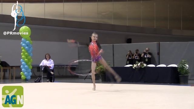 Anastasia Zemlianaia - Volgograd (RUS) - Arco (Hoop) - Juvenil - AGN Cup 2013 смотреть онлайн