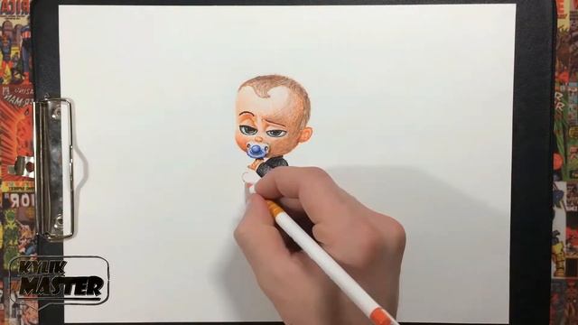 Босс Молокосос; Рисую Ручкой; Boss Baby - KylikMaster смотреть онлайн
