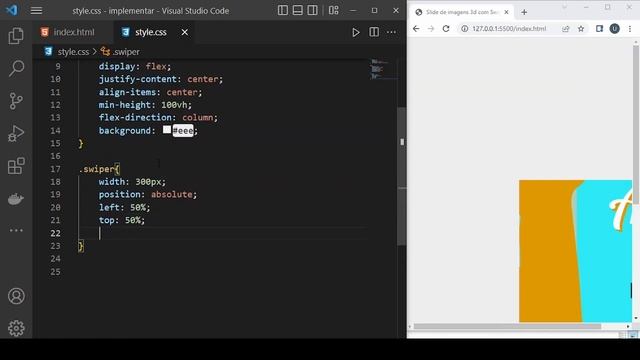 Efeito Slide 3d com CSS e Swiper. смотреть онлайн