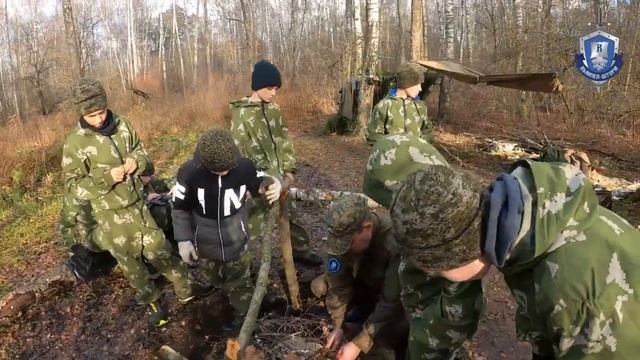 Школа выживания: урок на тему, строительство временного жилища ( односкатный шалаш) смотреть онлайн