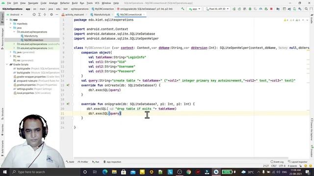 Insert data in android sqlite | Koltin Android смотреть онлайн
