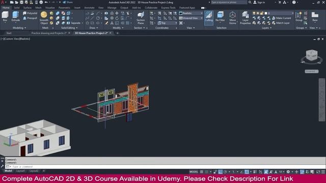 4 Create 3D Windows in AutoCAD 3D смотреть онлайн
