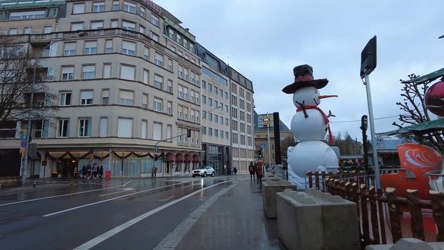 Luxembourg City Walking Tour - 4K 60fps With Captions