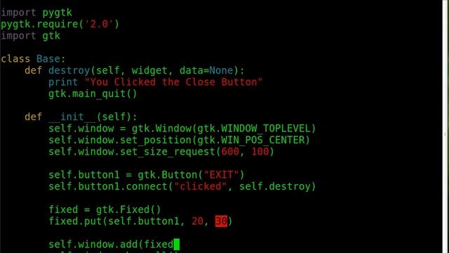 Python - GTK GUI - Tutorial #4 - Buttons смотреть онлайн
