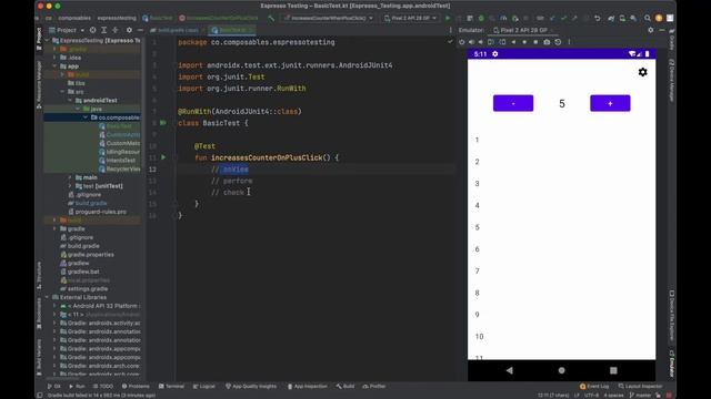 Add Espresso to your Android application to start writing UI tests смотреть онлайн