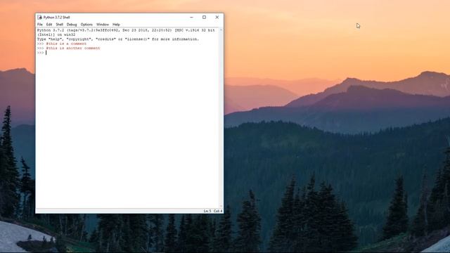 Python comments смотреть онлайн
