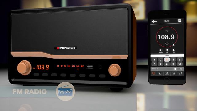 Monster Decora | Bluetooth Speaker & Clock Radio - 4K UHD смотреть онлайн