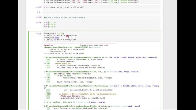 Python chart - stacked bar chart смотреть онлайн