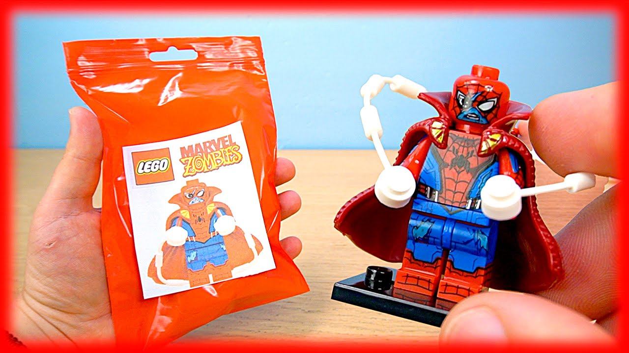 Человек паук ЗОМБИ Лего Марвел Zombie Marvel минифигурки пакетики смотреть онлайн