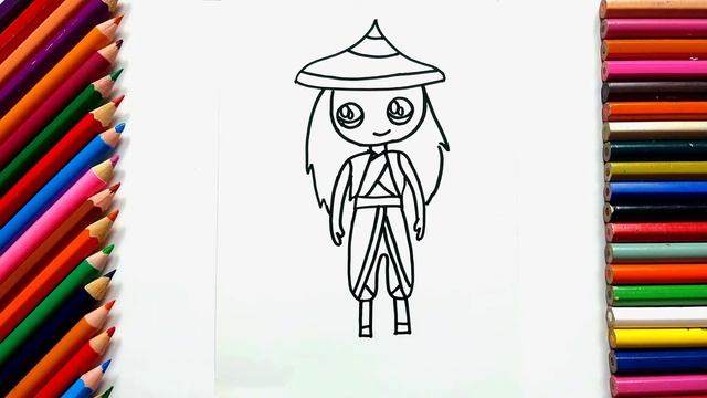 How to draw and paint the Raya from Disney смотреть онлайн