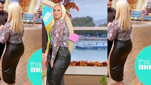 Josie Gibson Leather Skirt HD Video смотреть онлайн