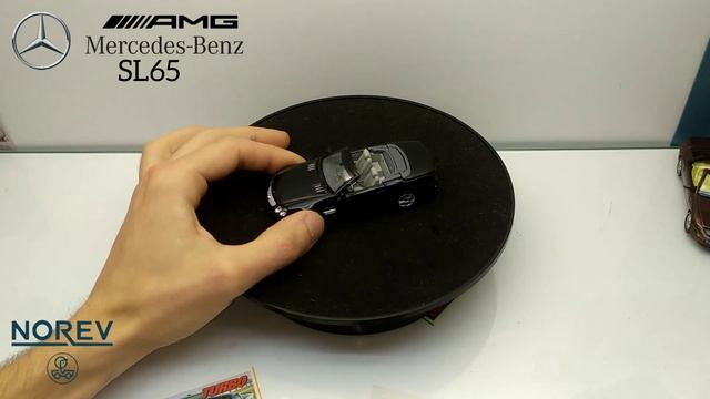 Даже AUTOart так не умеет | Обзор модели Mercedes-Benz SL65 AMG (R230) 1:43 Norev | складная крыша смотреть онлайн