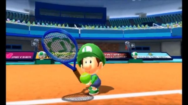 Mario Sports Superstars - All Characters Gameplay (Tennis)
