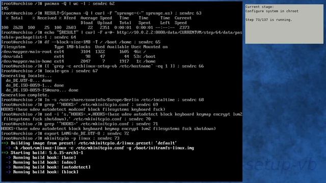 Arch Linux installation recording to kernel 5.7.2-arch1-1 (testing) смотреть онлайн