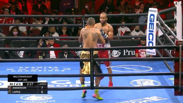 Anderson vs Lopez FULL FIGHT: December 25, 2021 - PBC on FS1 смотреть онлайн
