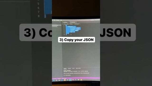 How to Convert JSON to Code with VS code ?? смотреть онлайн