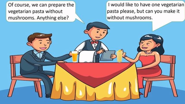 Conservation at a Restaurant- Ordering Food смотреть онлайн