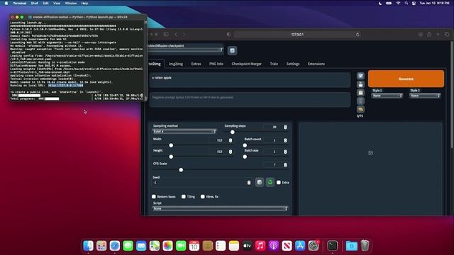 How to Install SD 2.1 Local MacOS - Stable Diffusion AI | Getting Started Tutorial webUI смотреть онлайн
