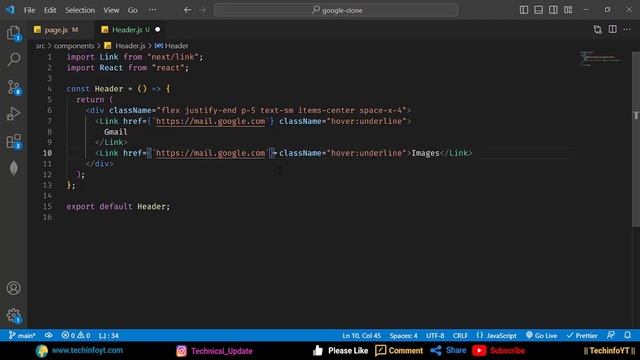 Header Menu Nextjs 13 Google Clone Nextjs Project Nextjs Tutorial