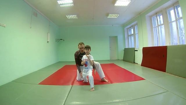 Каратэ для начинающих| Смена стойки в кумитэ| Челночное движение вперед-назад|Каратэ WKF|Karate WKF смотреть онлайн