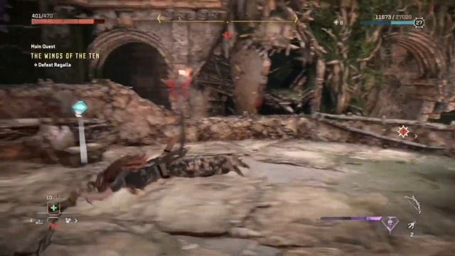 First Fly Mount | Horizon Forbidden West | Regalla Boss Fight смотреть онлайн