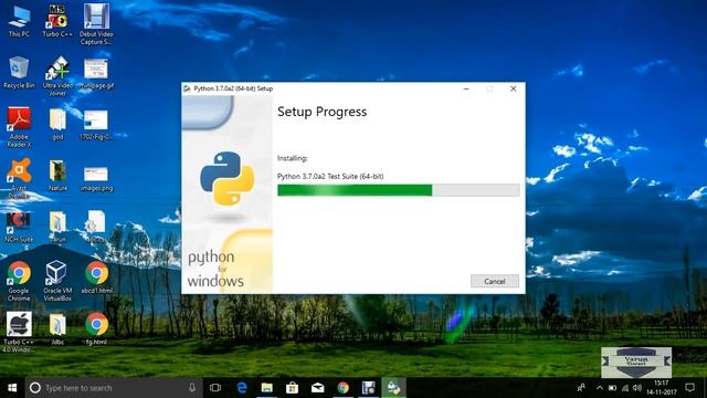 Installation Python 3.7 on Window 10 смотреть онлайн