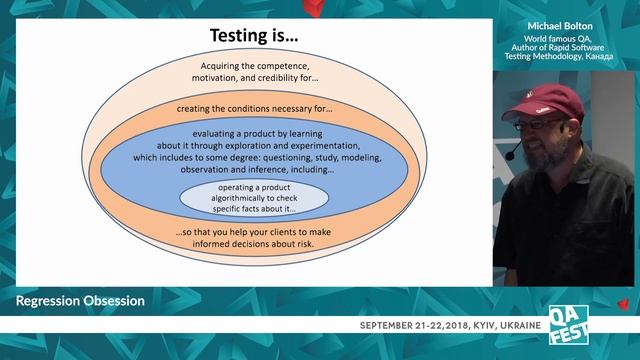 Regression Obsession - Michael Bolton. QA Fest 2018 смотреть онлайн