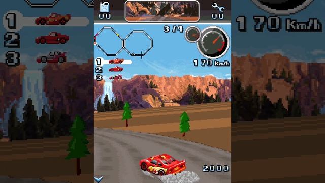 Cars: Radiator Springs 500 - Gameplay [Java Game] смотреть онлайн