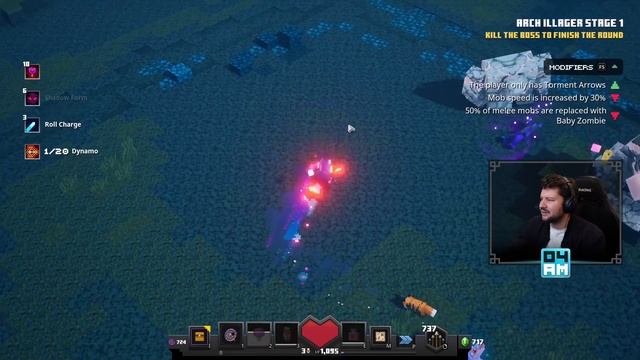 I AM MELTING BOSSES - Boss Rush ft. Torment Quiver Daily Trial Madness in Minecraft Dungeons смотреть онлайн