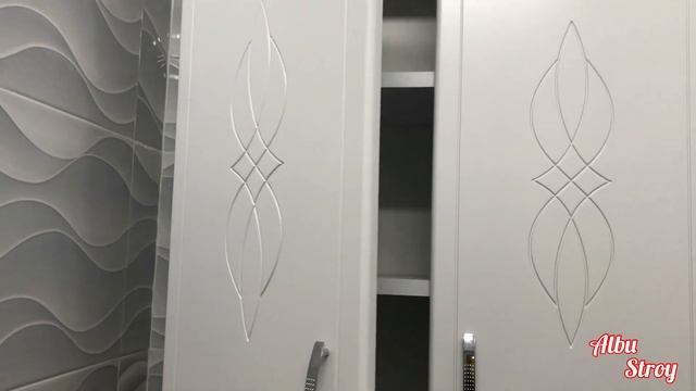 Интересное сочетание в туалете плитка с волнами на стену смотреть онлайн