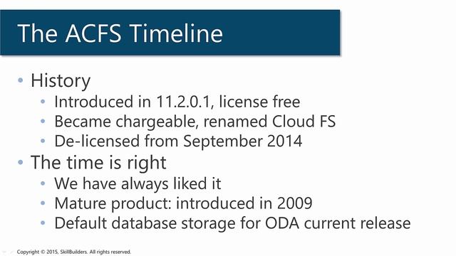 What is Oracle ACFS - Lesson 1 - Intro to ASM Clustered File System смотреть онлайн