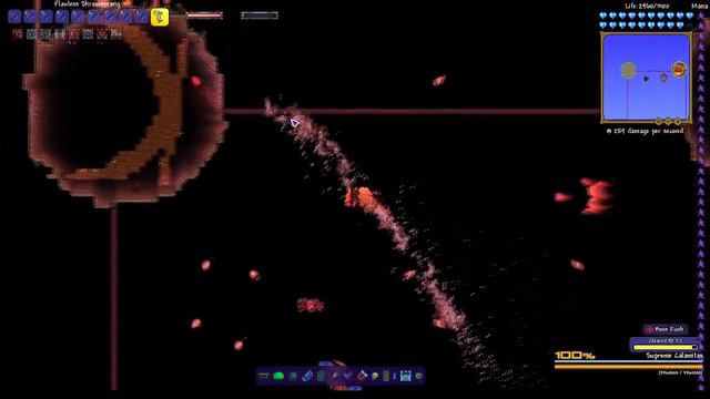 Terraria Supreme Buffed Shroomerang vs Calamity Mod Death Mode Boss Rush смотреть онлайн