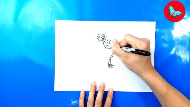 How To Draw Dark Matter From Ben 10 | Drawing Animals смотреть онлайн