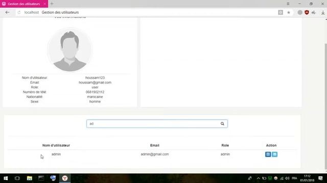 Gestion des utilisateurs PHP MVC смотреть онлайн