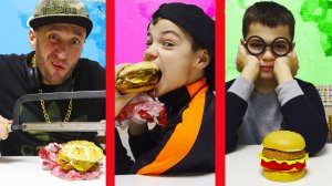 Кто ПОСЛЕДНИМ  съест БУРГЕР в ШКОЛЕ?/Who will be the LAST to eat a BURGER at SCHOOL?