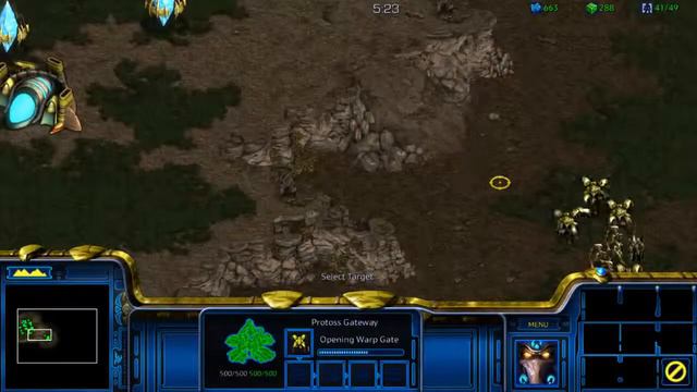StarCraft Remastered - Protoss Mission 2 (Into the Flames) смотреть онлайн
