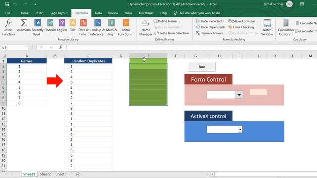 Excel : Dropdown with UNIQUE NUMERIC values in column смотреть онлайн